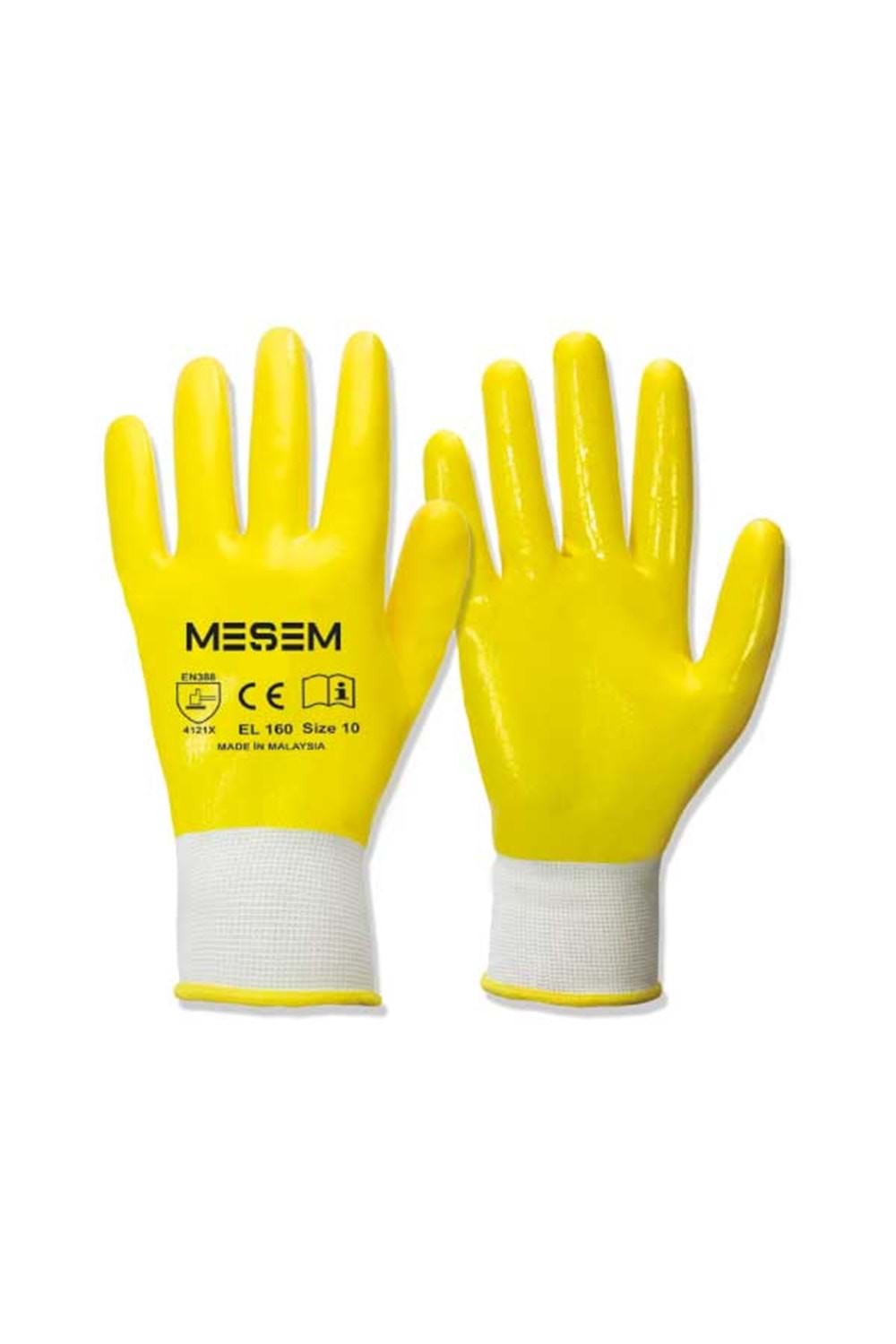 MEŞEM EL160 ORJİNAL ELDİVEN SARI FULL ( PK 12-KL288 )