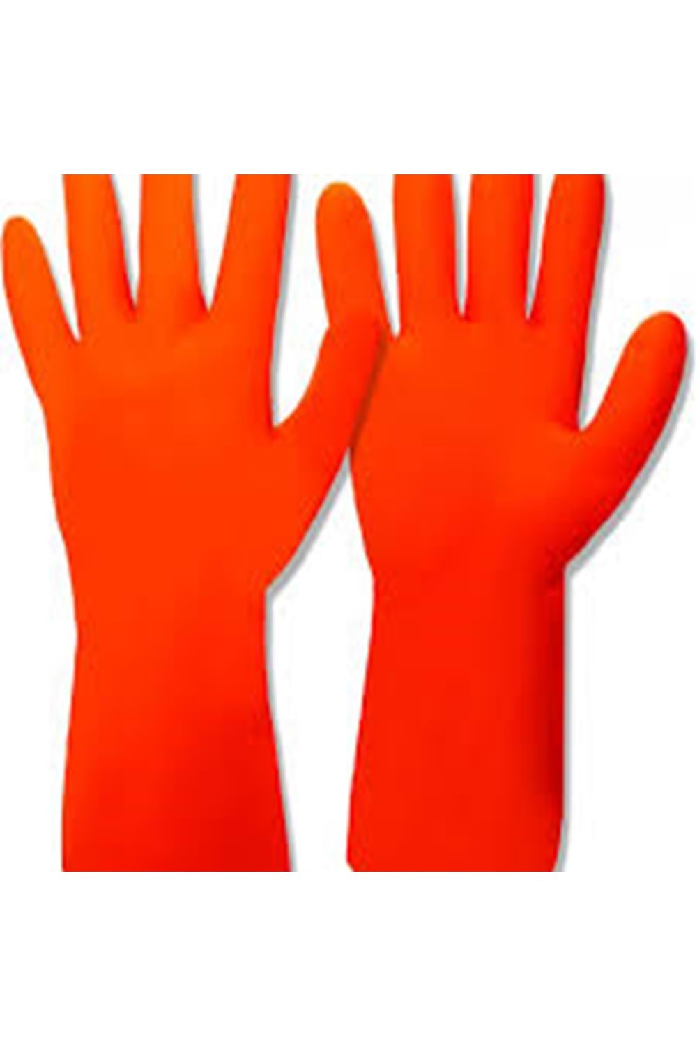 MEŞEM 8299 XL TURUNCU KAUÇUK ELDİVEN-KUT ( PK 12-KL288 )