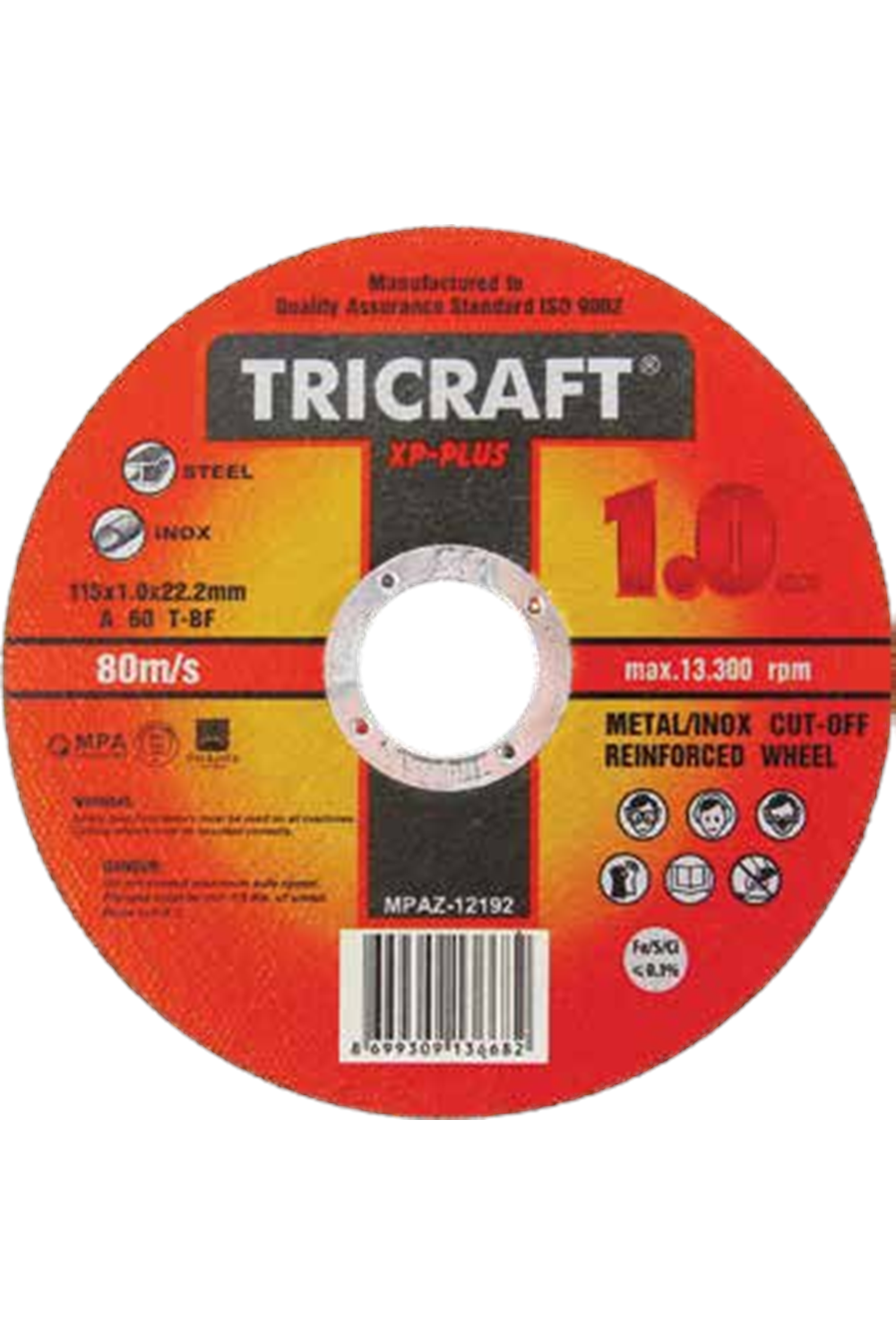TRİCRAFT 3301 115 X 1 X 22 MM İNOX KESİCİ