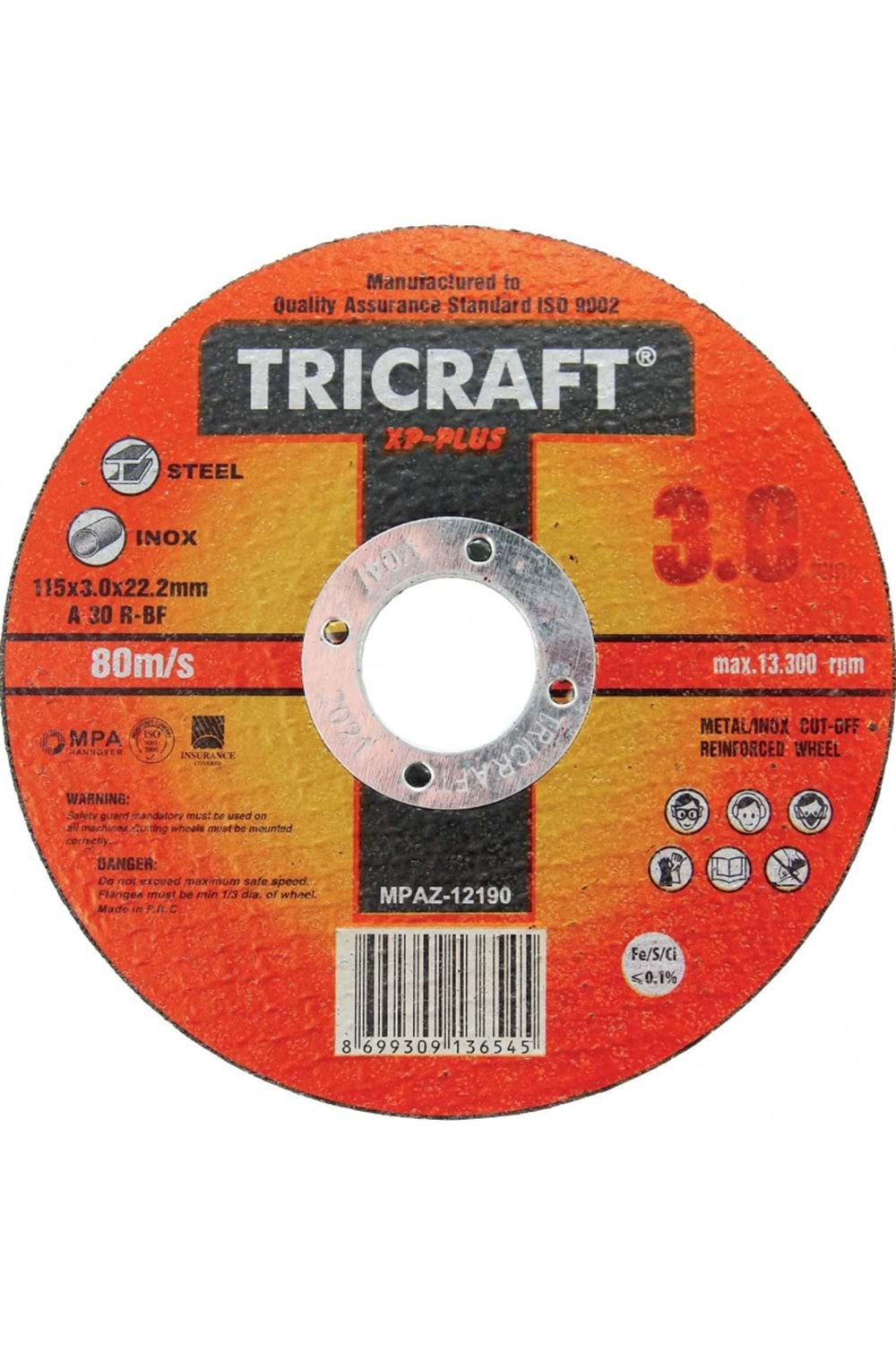 TRİCRAFT 3309 180 X 6 X 22 MM TAŞLAMA