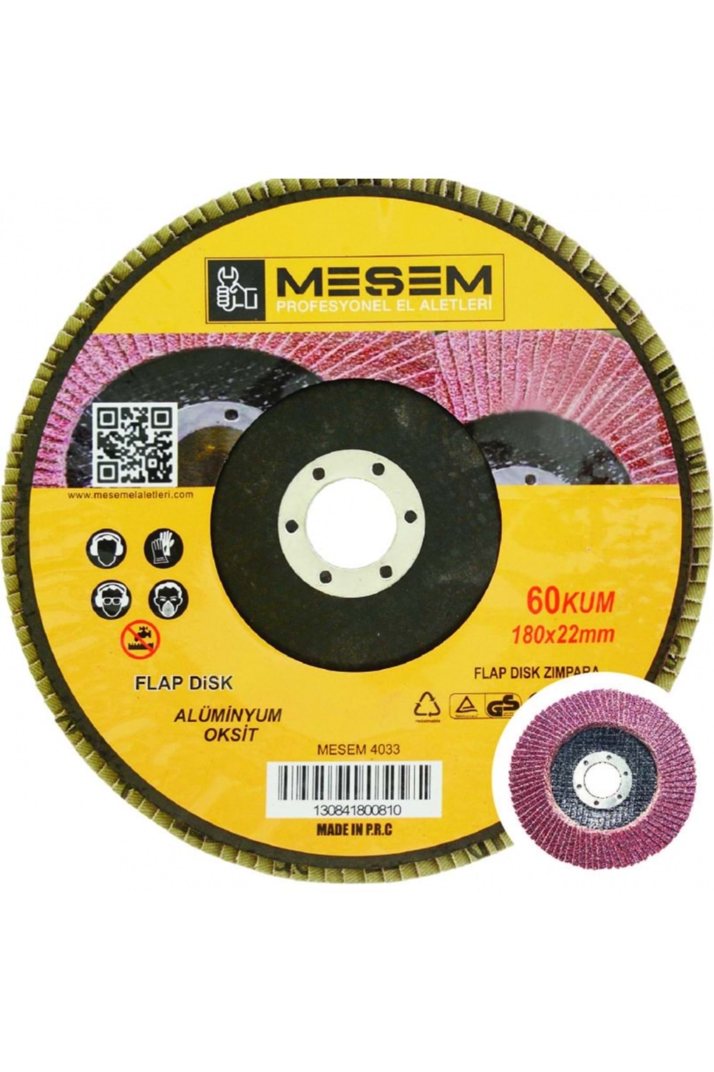 MEŞEM 221 FLAP ZIMPARA 115X22 MM 60 KUM