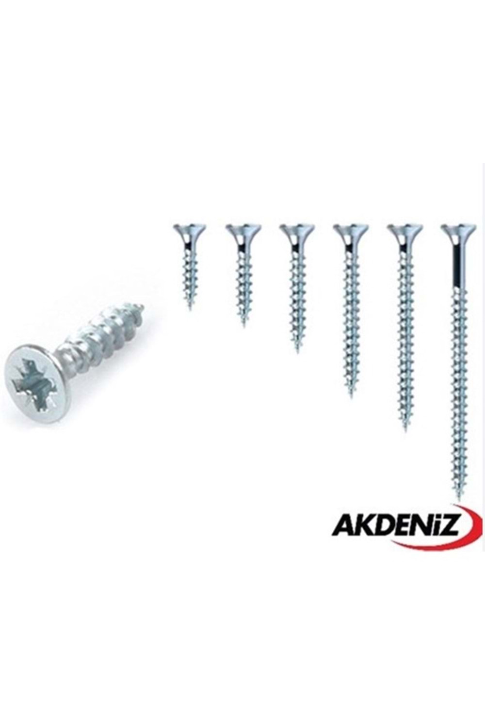 AKDENİZ SUNTA VİDASI 4*60 ÇİNKO 200X16