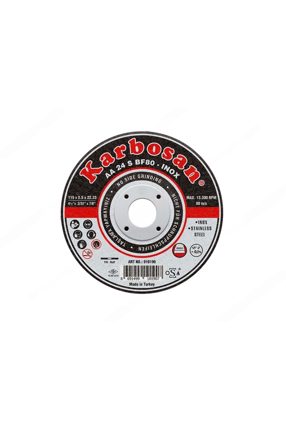 KARBOSAN İNOX DÜZ THİNLİNE KESİCİ (AA 54 R BF80) 11