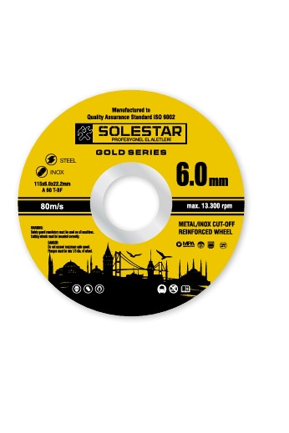 SOLESTAR 115 X 6 X 22 MM TAŞLAMA