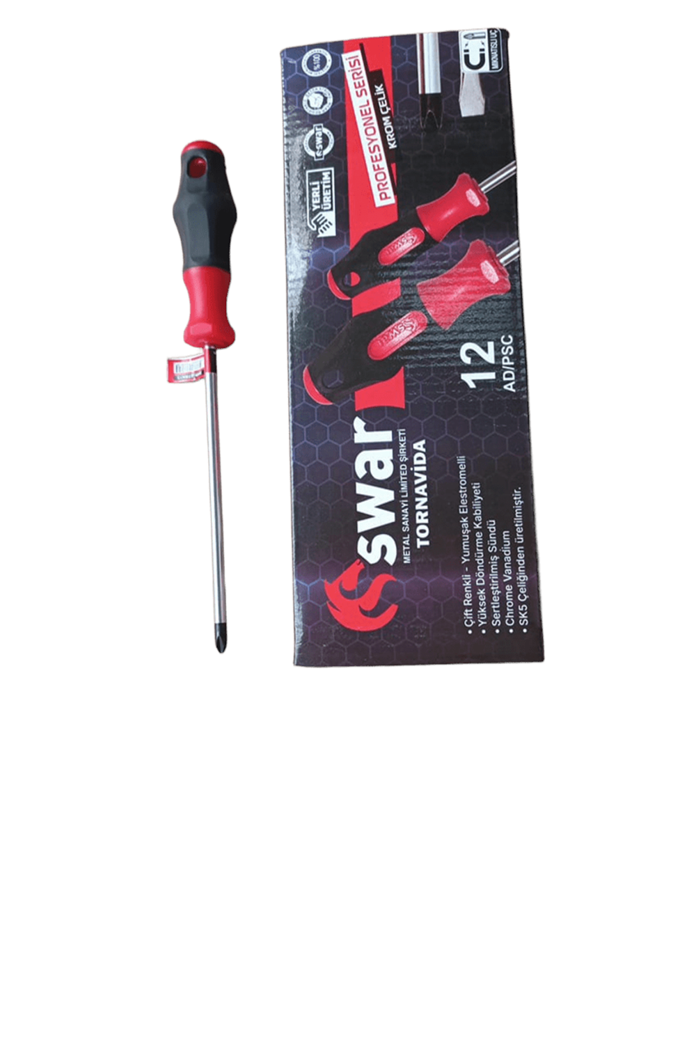 SWAR 6*125 DÜZ TORNAVİDA ( PK 12 )