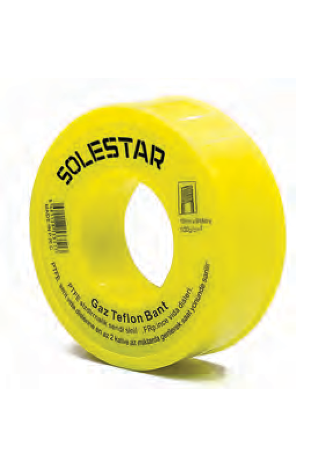 SOLESTAR STR-1072 GAZ TEFLON BANT KÇK.BOY 8MT*12MM 1 KOLİ:1000** FIRSAT ÜRÜNÜ **
