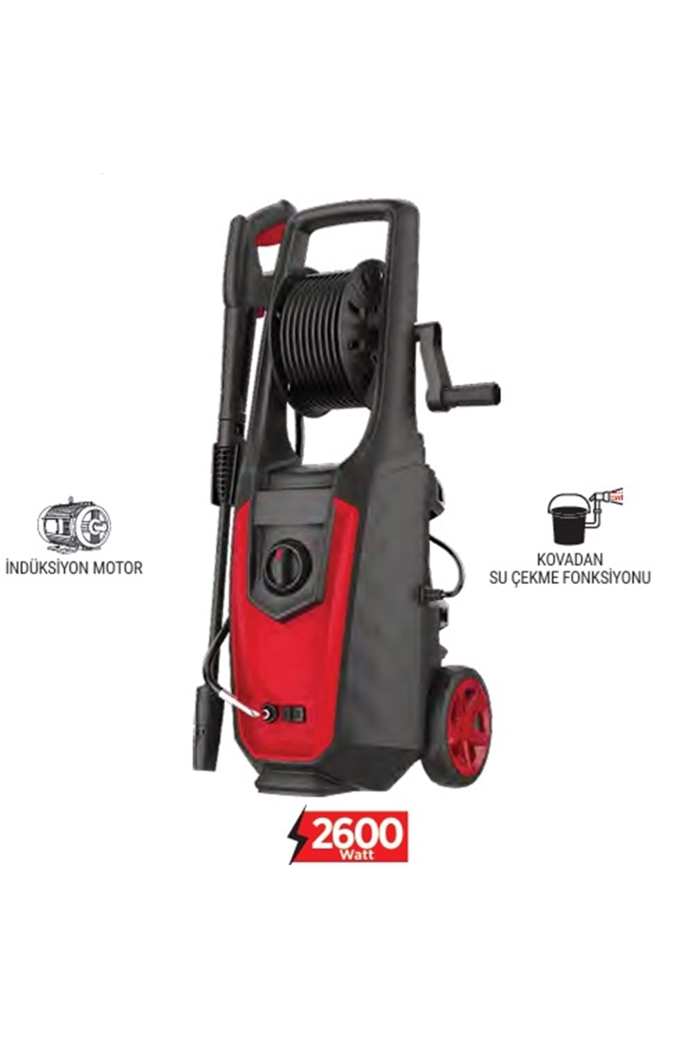 SOLESTAR STR-1853 YÜKSEK BASINÇLI YIKAMA MAK.210BAR/2600W ** FIRSAT ÜRÜNÜ **