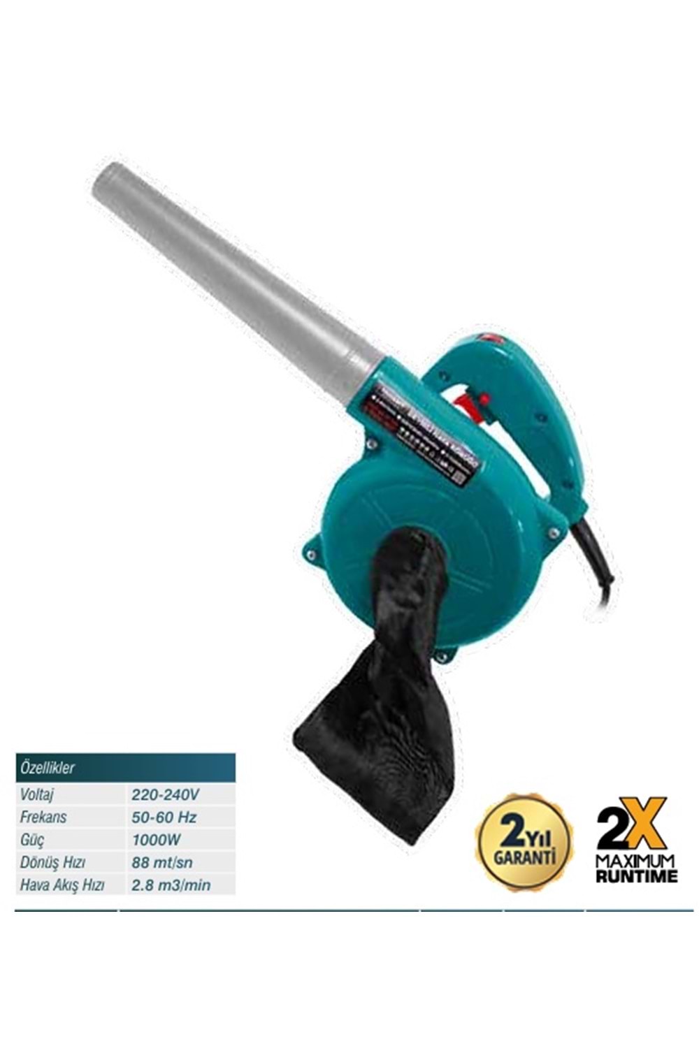 TRİCRAFT 930 DEVİRLİ HAVA KÖRÜĞÜ ( PK 1 - KL 10 )