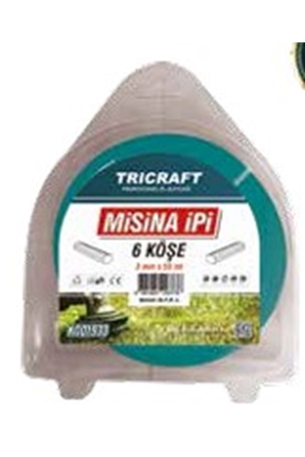 TRICRAFT 4MM*30MM MİSİNA İPİ 6 KÖŞE 1936