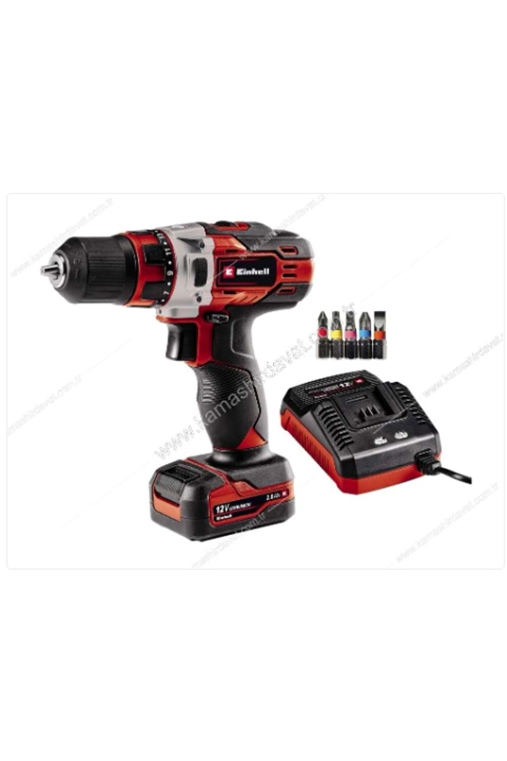 EINHELL AKÜLÜ VİDALAMA TE-CD 12/1 Lİ (1*2,0Ah) ( PK 3 )