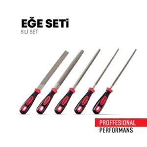 EĞE SETİ 5 'Lİ SET STR-1331 ( PK 12)