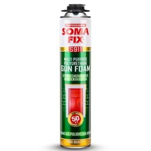 SOMAFİX POLİÜRETAN 750 ML TABANCALI KÖPÜK ( PK 12)