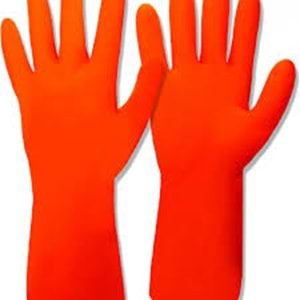 MEŞEM 8299 XL TURUNCU KAUÇUK ELDİVEN-KUT ( PK 24-KL288 )