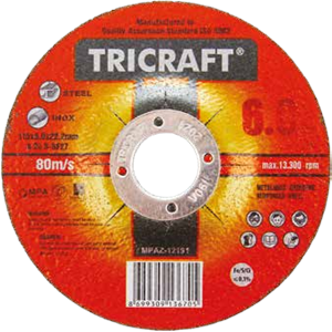 TRİCRAFT 3302 180 X 1,6 X 22 MM İNOX KESİCİ ( PK 50 )