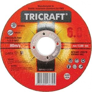 TRİCRAFT 3310 180 X 8 X 22 MM TAŞLAMA ( PK 50 )