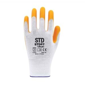 STD BEYBİ P7 NİTRİL ELDİVEN SARI 10 NO ( PK 12-KL288 )