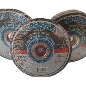 BOSSRA İNOX KESİCİ 115*1 MM ( PK 30-KL 600 )