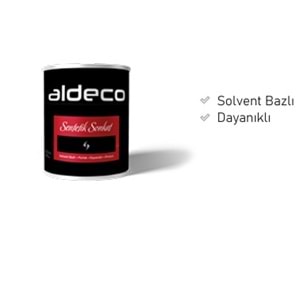 ALDECO SENTETİK YAĞLI BOYA SİYAH 2700 GR