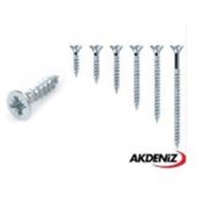 AKDENİZ SUNTA VİDASI 4*18 ÇİNKO 1000X20 PKT