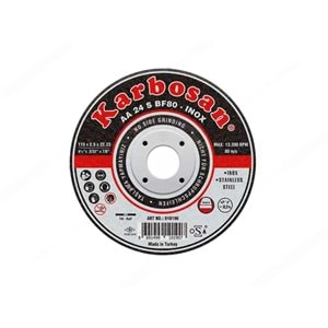 KARBOSAN İNOX DÜZ THİNLİNE KESİCİ (AA 54 R BF80) 11