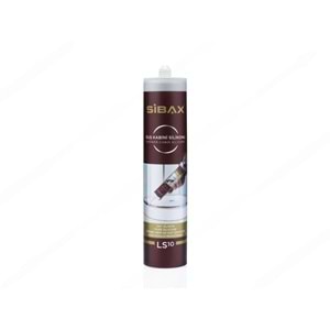 SİBAX DUŞ KABİNİ SİLİKONU BEYAZ 280ml LS10 ( PK 30 )