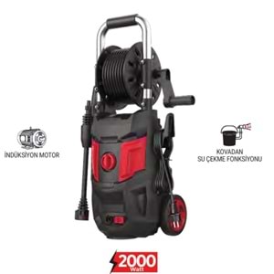 SOLESTAR STR-1852 YÜKSEK BASINÇLI YIKAMA MAK.160BAR/2000 W ** FIRSAT ÜRÜNÜ **