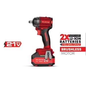 SOLESTAR STR-1926 AKÜ.SOMUN SIK.VİDA.1/2 680Nm2*4000M.B.1HŞ.1 KOL ** FIRSAT ÜRÜNÜ **