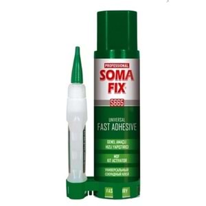 SOMAFİX S663 MDF HIZLI YAPIŞTIRICI SET 200 ML + 50 GR (PK 24)