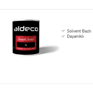 ALDECO SENTETİK YAĞLI BOYA YEŞİL 250 GR 1/4 ( PK 4 )