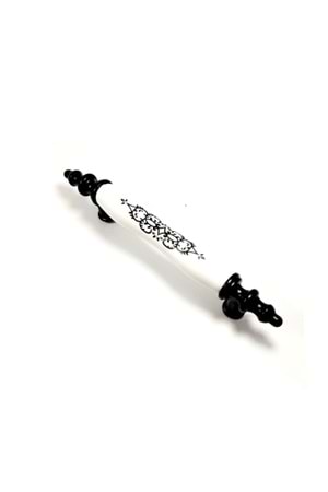 POLİMER SİYAH/BEYAZ KULP 128MM ( PK 100 )