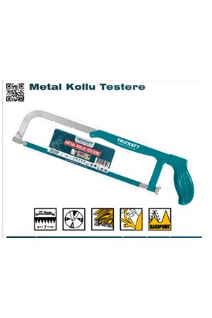 TRİCRAFT DEMİR TESTERESİ METAL SAPLI 4053 ( PK 12 )