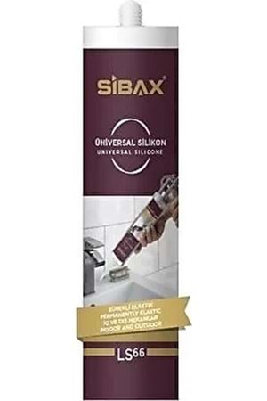 SİBAX ÜNİVERSAL SİLİKON BEYAZ 280GR ( PK 30 )