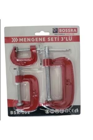 BOSSRA MENGENE SETİ 3’LÜ BSR 162