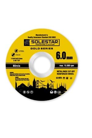 SOLESTAR 180 X 6 X 22 MM TAŞLAMA