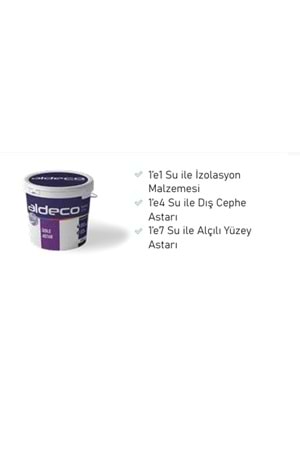 ALDECO İZOLE SİLİKONLU ALÇILI YÜZEY ASTARI 6,25 KG ( PK 4 )