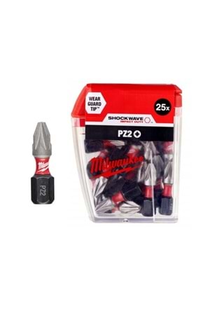 MILWAUKEE BİTS UÇ PZ2*25 ( PKT 25 )