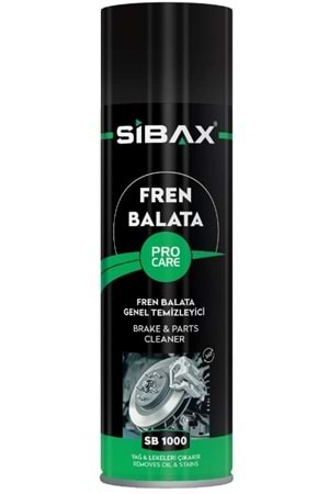 SİBAX FREN&BALATA GENEL TEMİZLEYİCİ SPREYİ 500 ML ( PK 25 )