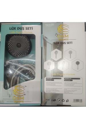 LÜX 1818 ZEBRA DUŞ SETİ ÇELİK ÖRGÜLÜ ( PK 10 )