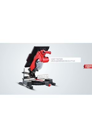SOLESTAR STR-1970 GÖNYE KES.MAK.TABLA.TESTERELİ 255 MM 2200W1 KO