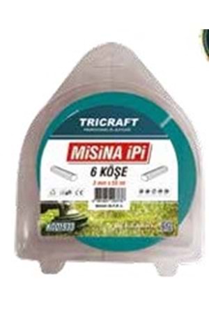 TRICRAFT 4MM*30MM MİSİNA İPİ 6 KÖŞE 1936
