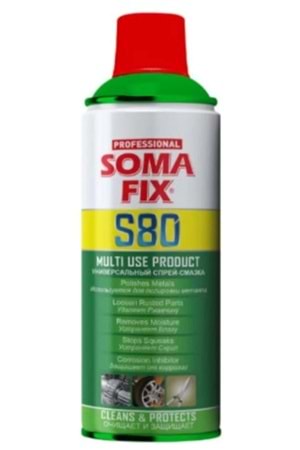 SOMAFİX 200 ML PAS VE YAĞ SÖKÜCÜ ÇOK AMAÇLI SPREY - S80(PK 24)