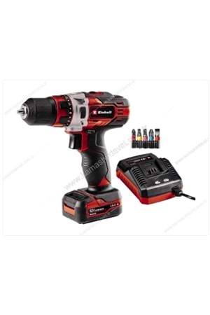 EINHELL AKÜLÜ VİDALAMA TE-CD 12/1 Lİ (1*2,0Ah) ( PK 3 )
