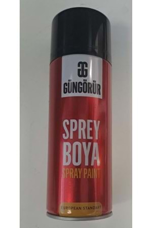 GÜNGÖRÜR SPREY BOYA MAT SİYAH 400 ML ( PK 20 )