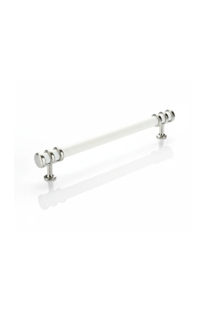 YUVARLAK YÜZÜK KULP KROM/BEYAZ 160 MM ( PK 100 )