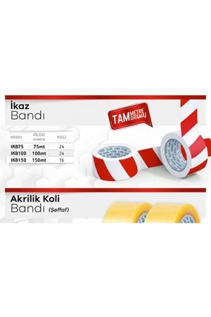 MADE İKAZ BANDI 75 MT