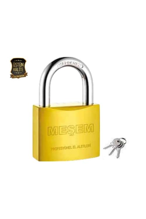 ASMA KİLİT SARI KISA 50 MM STR-2003 (PK 12)