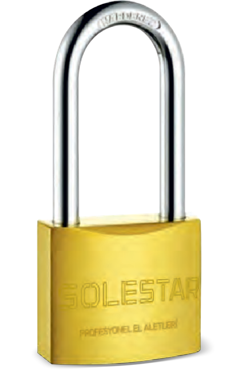 SOLESTAR ASMA KİLİT SARI UZUN 50 MM STR-2007 ( PK 12 )