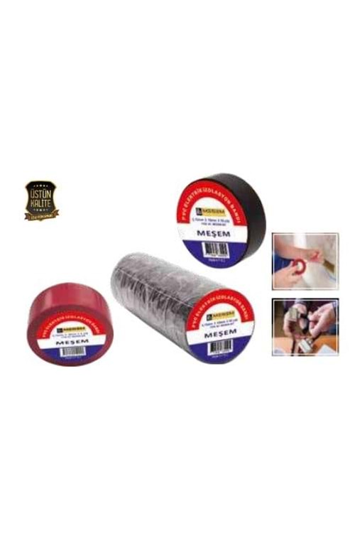 MEŞEM ELEKTRİK BANDI 18*10 YRD SİYAH 809 ( PK 10-KL360 )