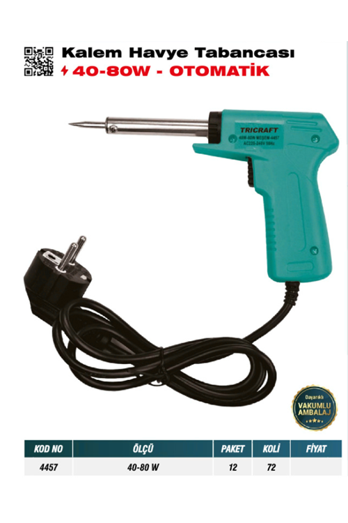 TRİCRAFT 4457 KALEM HAVYE TABANCASI 40-80 W-(PK 12-KL72)