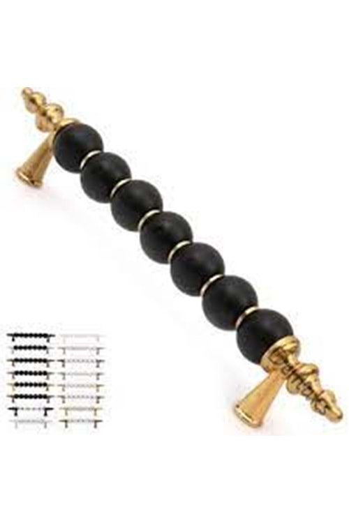 BONCUK KULP 128MM ALTIN/SİYAH 100AD/10PK